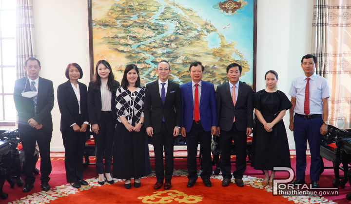 Đại sứ Thái Lan tại Việt Nam thăm và làm việc tại tỉnh Thừa Thiên Huế